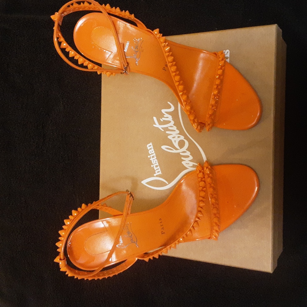 Louboutin high heel shoes